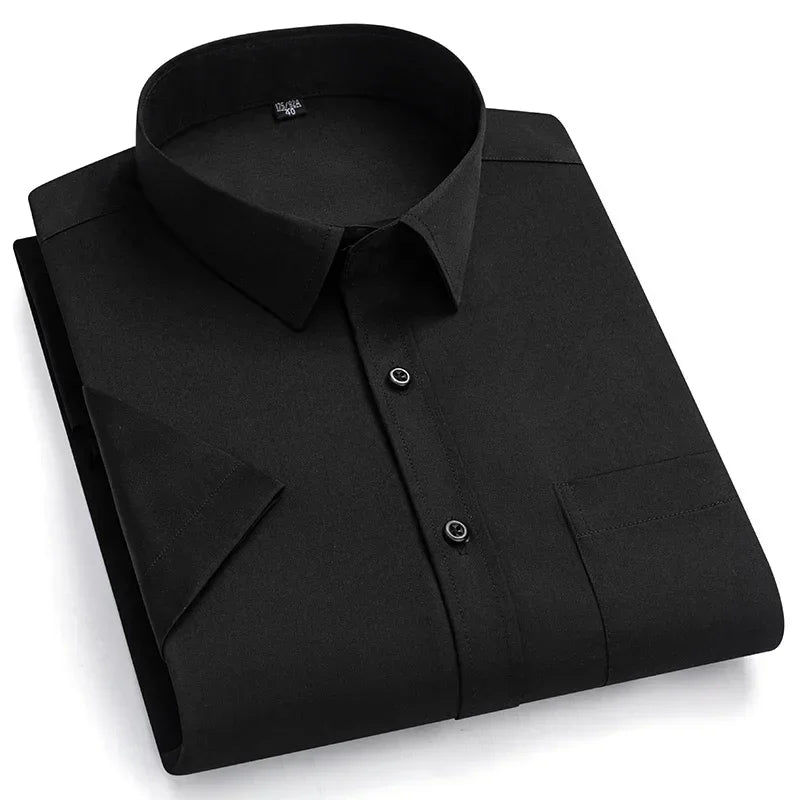 Lynett Lamar Men's Non-Iron Short Sleeve Stretch Shirt — Smart Casual Summer