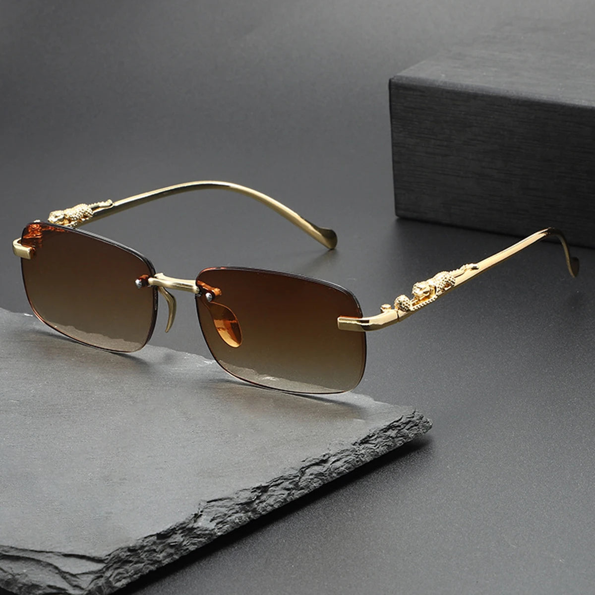 Frameless Sunglasses for Men and Women Classic High-grade Fashion Sunglasses for Women.