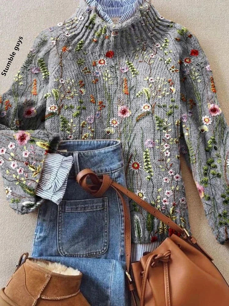 Women's Sweater Autumn Winter Fashion Casual Soft Warm Cozy Skin-Friendly Daily Wear Santa Hoodie Christmas Gift Knit Top