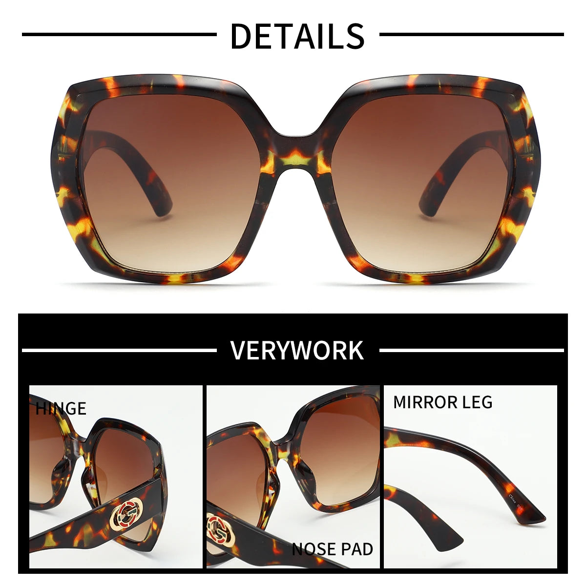 European and American retro style Y2K unisex fashionable sunglasses for summer sun shading, sun protection, UV protection, light