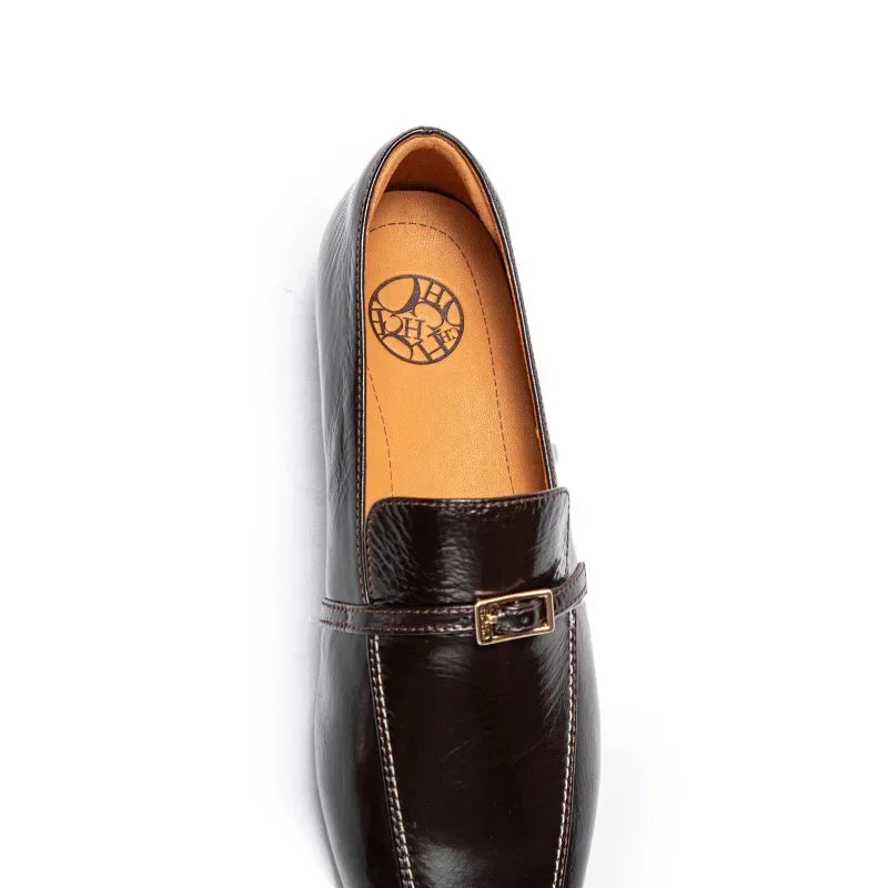 Women Shoes  Luxury Elegant Female Balance Shoes Square Toe Design Casual Ladies Low Heel Soft Soled Leather Shoes