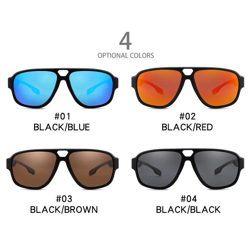 Sunglasses  for  Men or Women TR90 Glasses  Cool  Straightforward  Fashionable and  Classic  Polaerzed  UV400