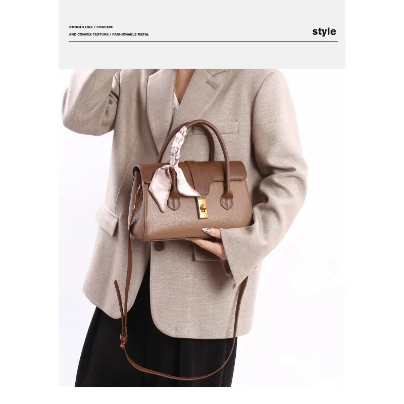 Fashionable and minimalist handbag for women, 2025 high-end crossbody bag, large capacity commuting handbag for women
