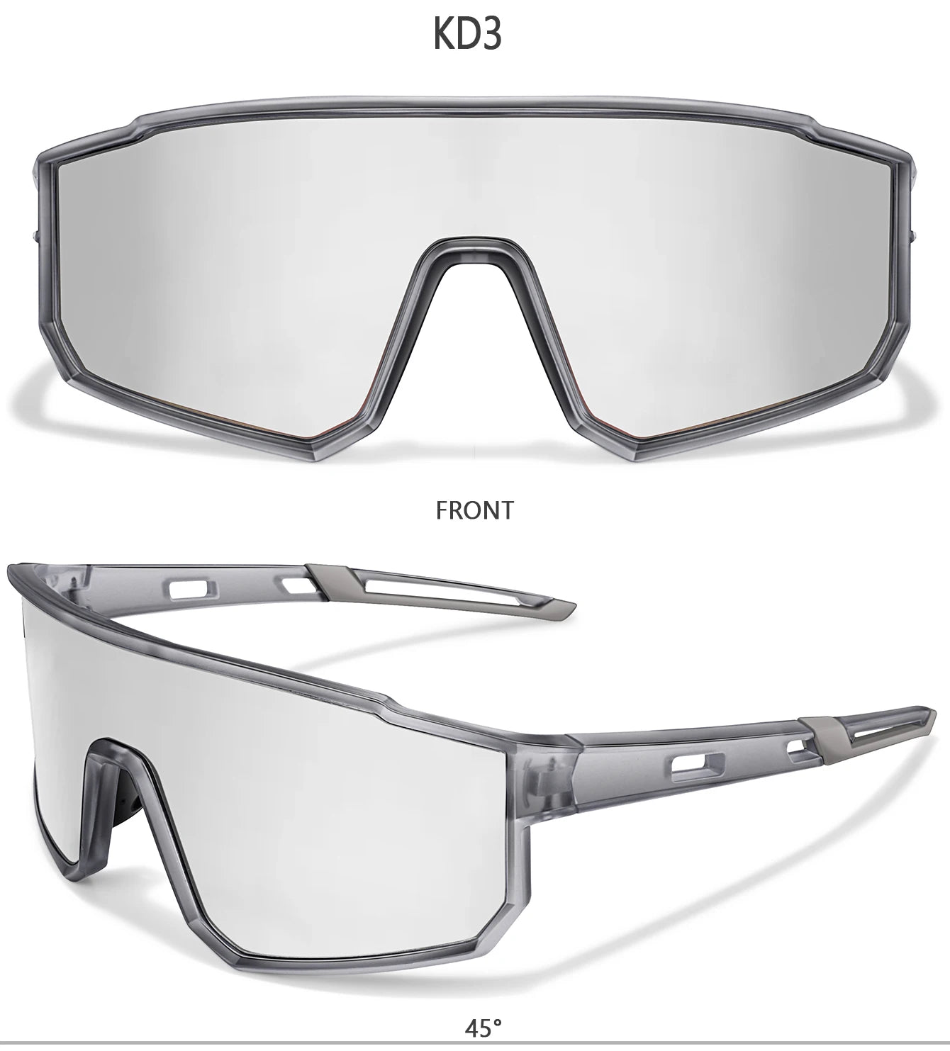 Trendy Fishing Sunglasses for Men and women Casual Windproof Eyewear with UV Protection for Outdoor Sports, Running Cycling