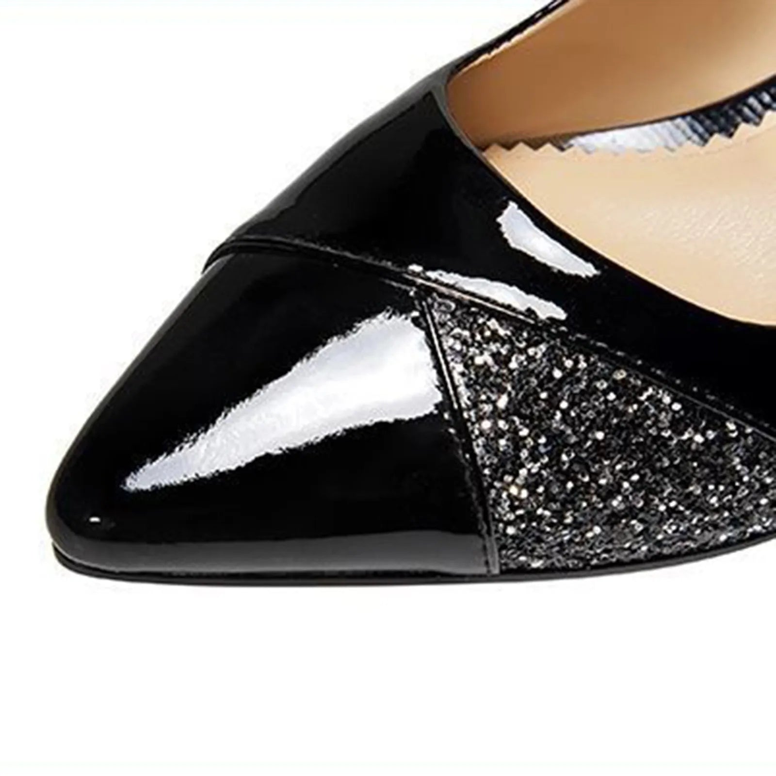 Women'S 4cm High Heels Elegant Fashion Red Pointed Toe Dress Office Shoes Wedding Bridal Loafers Party Shoes