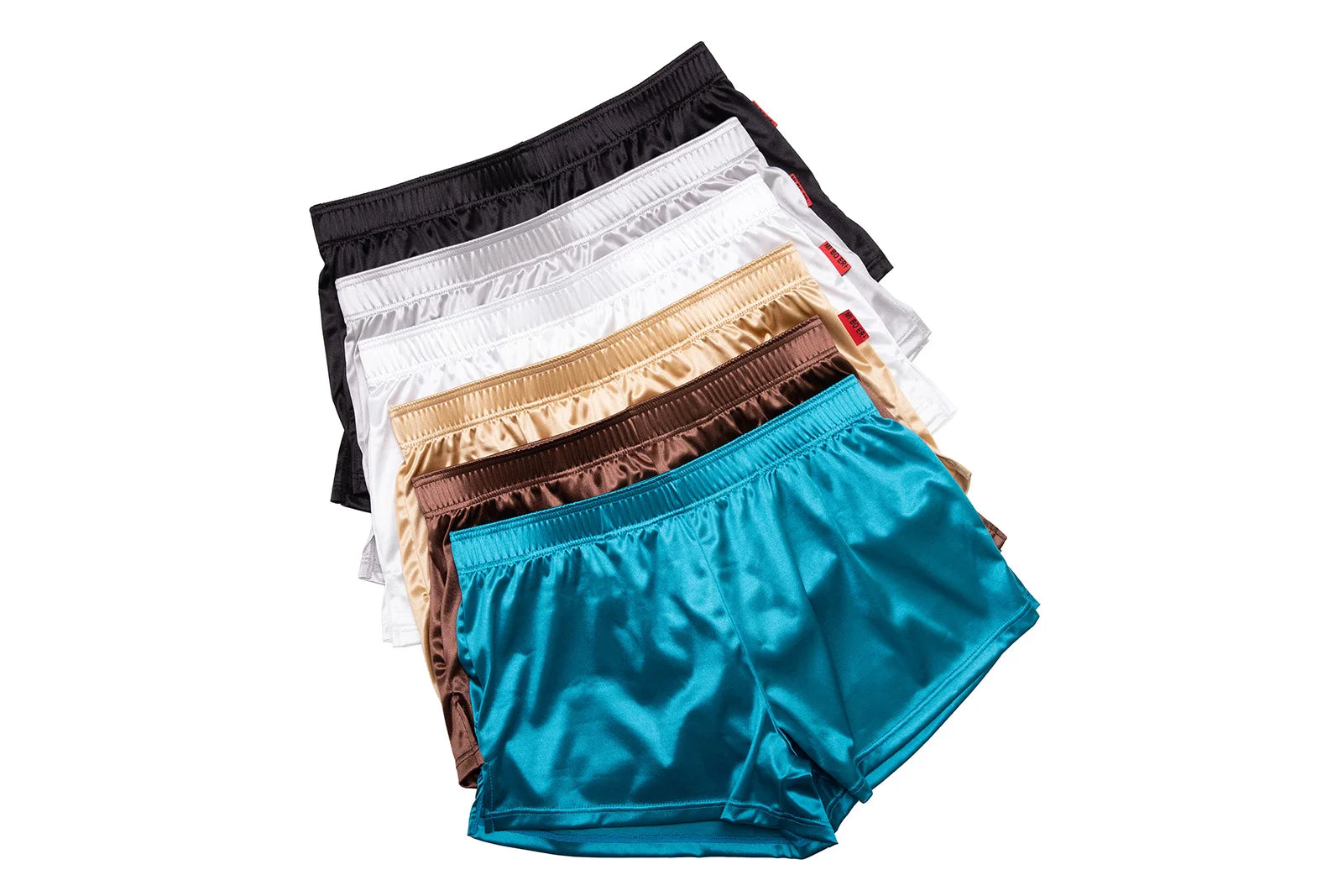 Sexy Sleepwear Nightwear Satin Short Pants Men Underwear Lounge Pajamas Homewear Sleep Bottoms Boxershorts