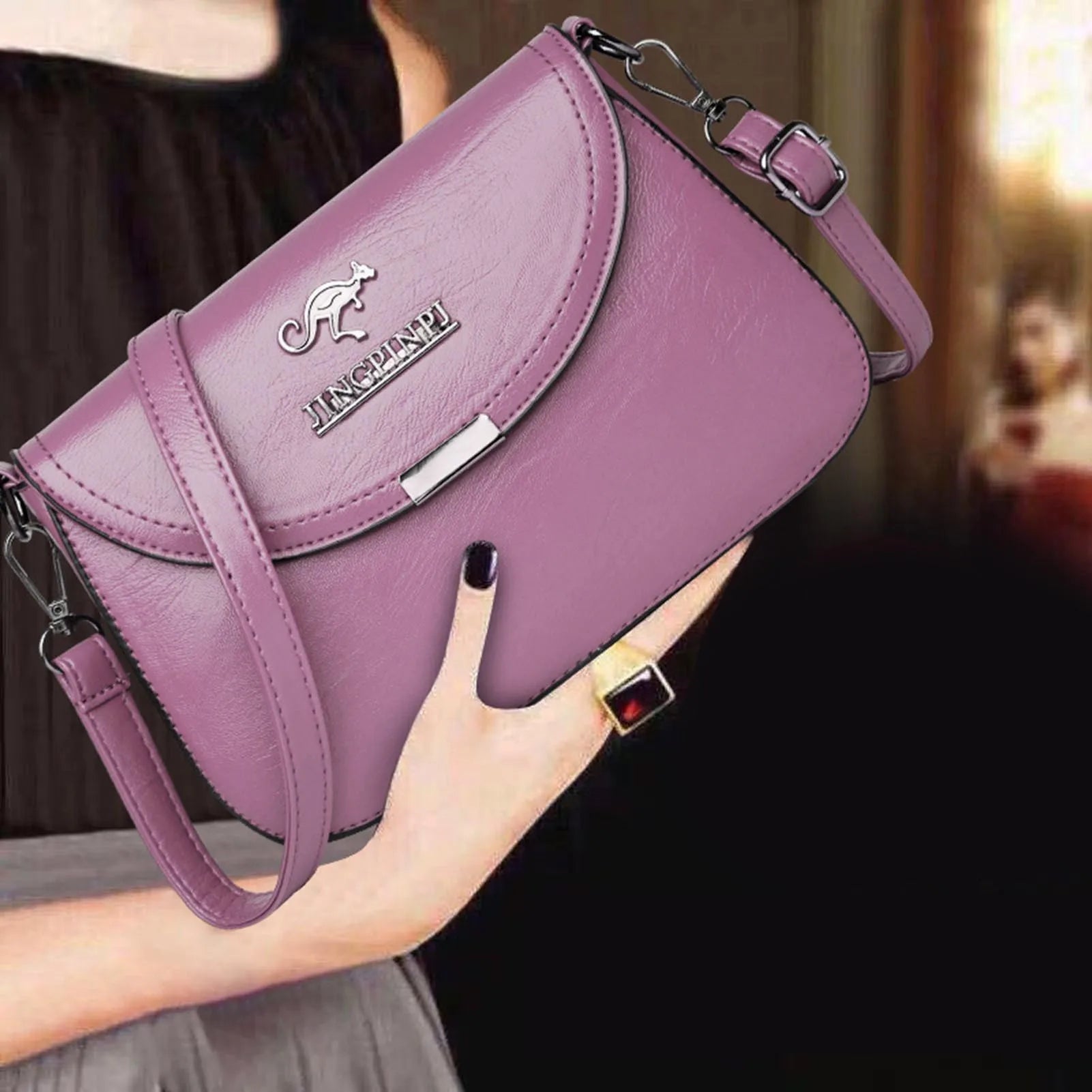 Women Crossbody Bag Shoulder Bag Tote Leather Handbag Purse for Ladies Daily Use Fashion Accessories