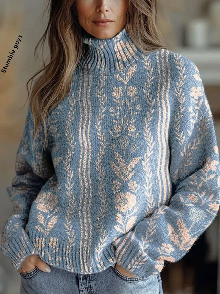 Women's Sweater Autumn Winter Fashion Casual Soft Warm Cozy Skin-Friendly Daily Wear Santa Hoodie Christmas Gift Knit Top
