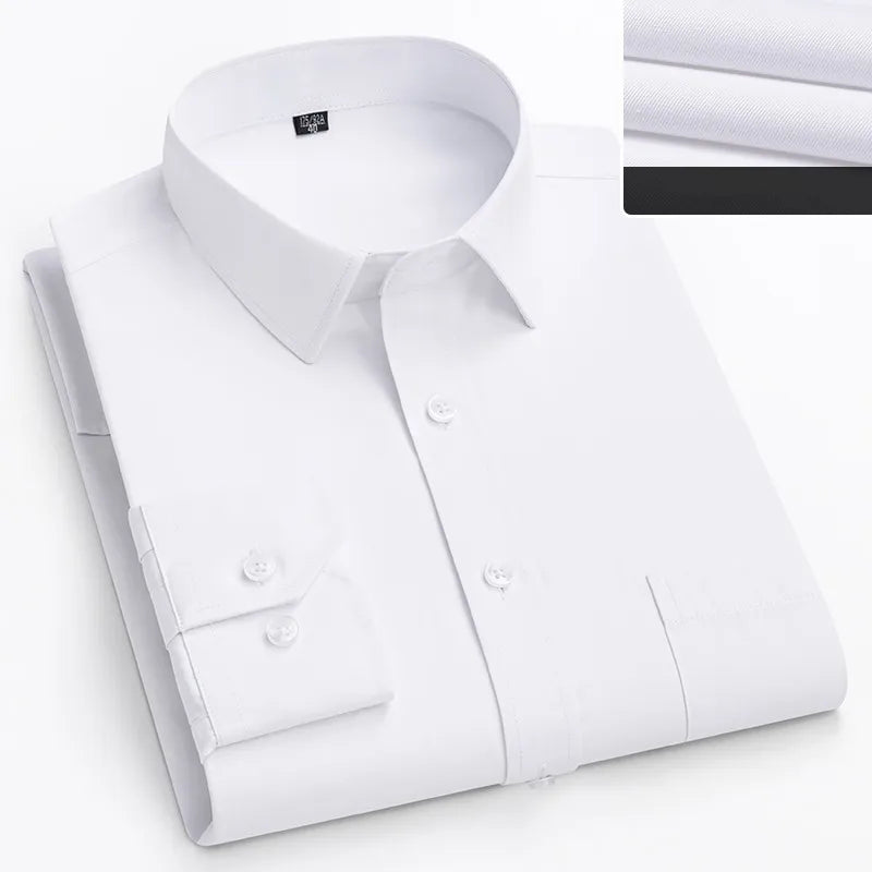 Lynett Lamar Men's Plus Size Long Sleeve Dress Shirt — Sizes 8XL to 11XL