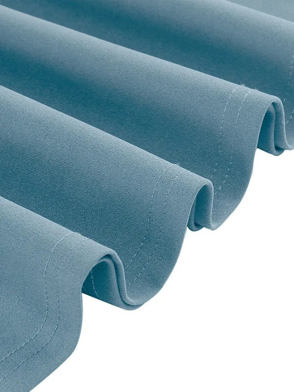 2024 New Fashion Robe Vintage Summer Dresses Elegant Women Swing Short Sleeve Bow Tie Collar Rockabilly Party Prom Office Dress