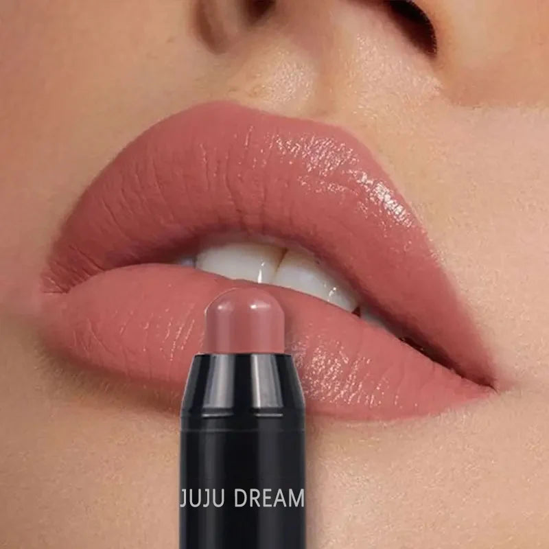 Moisturizing Plump Brighten Lip Lipstick - Solid Lip Gloss Glass,Tea Reddish-Brown,Long-Lasting,Brighten Your Lips a Shimmering