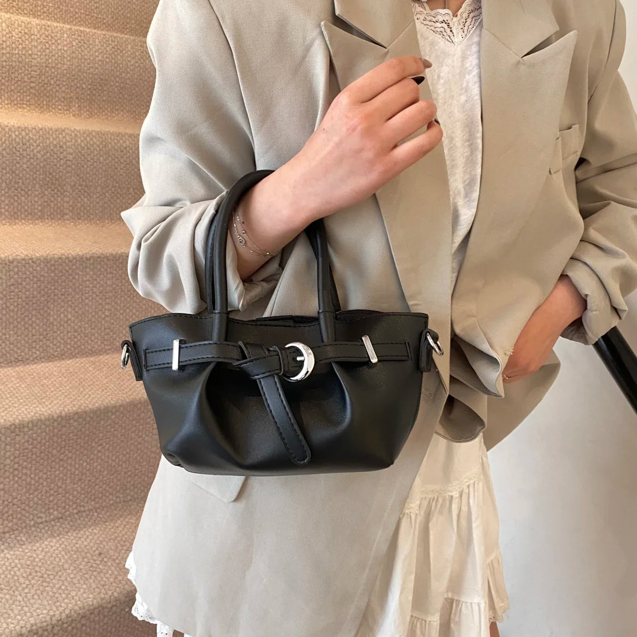 Branded Hand Bags for Women High Quality Leather Shoulder Bag Luxury Purses and Handbags Designer Crossbody Bag Bucket Bolsos