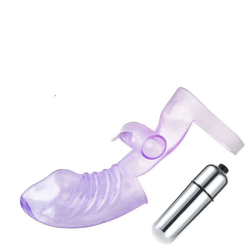 Adult Supplies Sex Toy Adult Fun Finger Vibrator Sets For Men And Women Digging Soft Jelly Crystal Sets Clit Vagina Vibrating