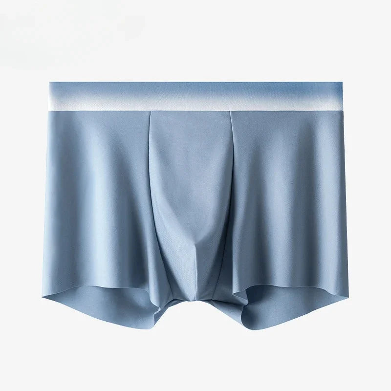 Ice silk Men's Underwear Men's Boxers Cotton crotch Men's New Breathable Four-corner Boxer Shorts мужские трусы  boxers for men