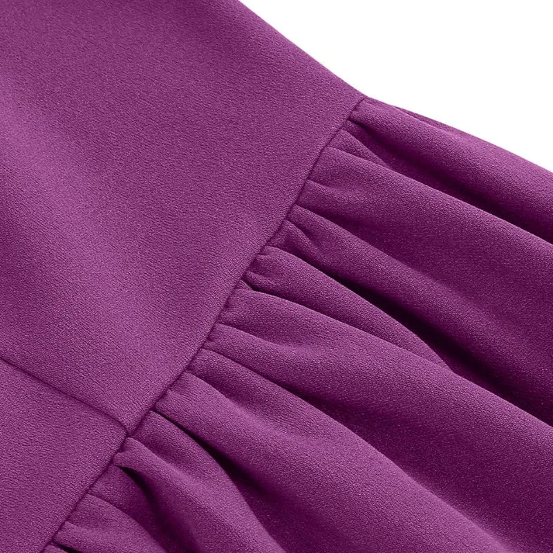 2024 New Fashion Robe Vintage Summer Dresses Elegant Women Swing Short Sleeve Bow Tie Collar Rockabilly Party Prom Office Dress