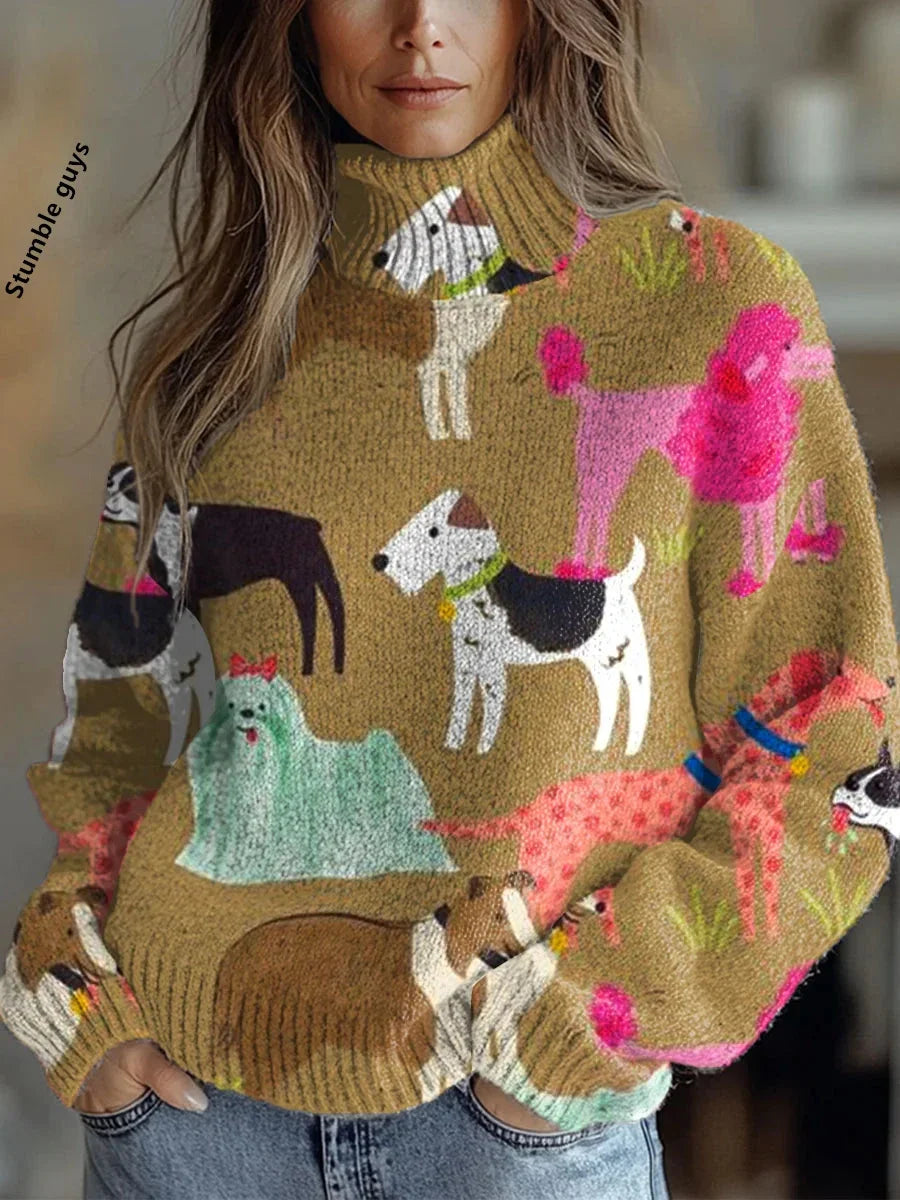 Women's Sweater Autumn Winter Fashion Casual Soft Warm Cozy Skin-Friendly Daily Wear Santa Hoodie Christmas Gift Knit Top