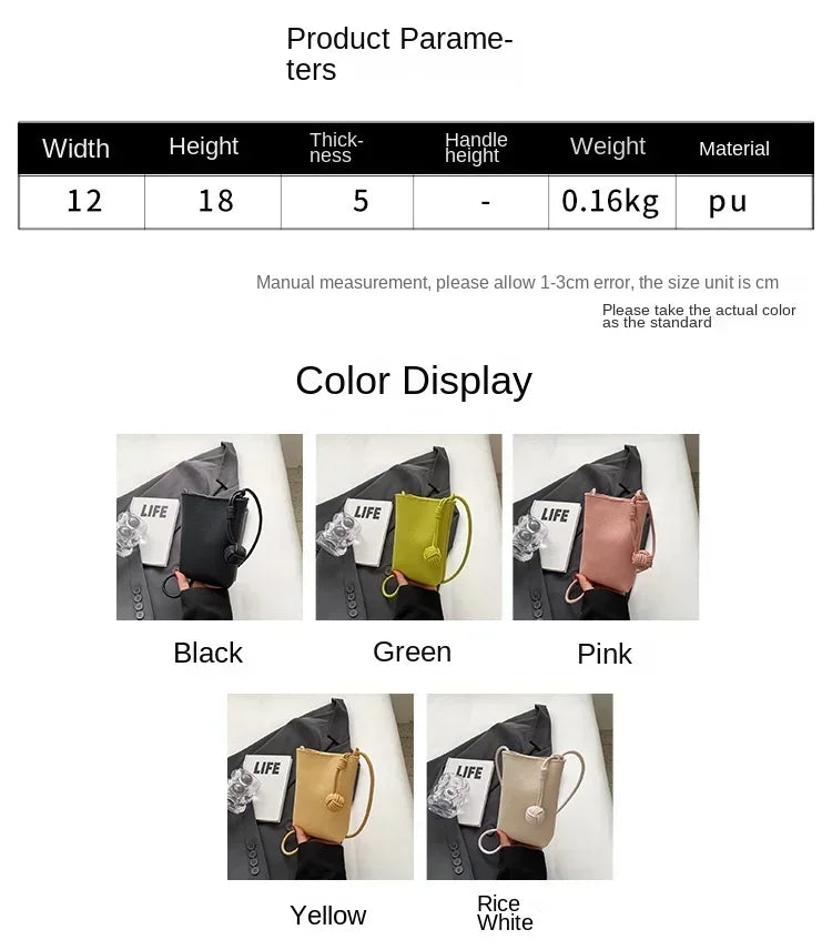 Women Handbags Female Pu Leather Shoulder Bags Luxury Large Capacity Crossbody Bags Portable Phone Purse Vacation Travel