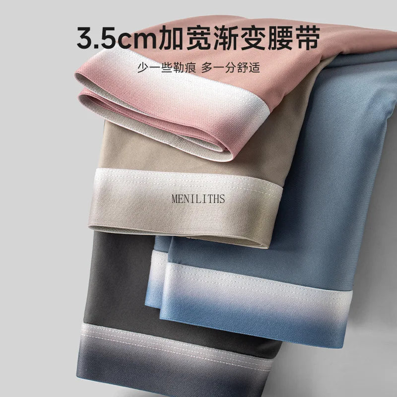 Ice silk Men's Underwear Men's Boxers Cotton crotch Men's New Breathable Four-corner Boxer Shorts мужские трусы  boxers for men