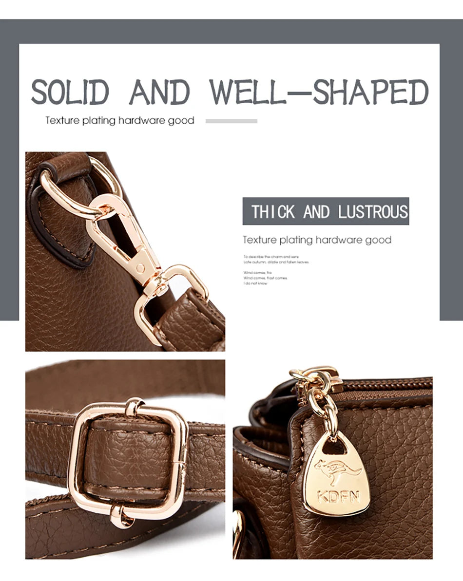 Ladies Hand Crossbody Bags For Women Leather Luxury Purses And Handbags Women Shoulder Bags Designer Bucket Sac