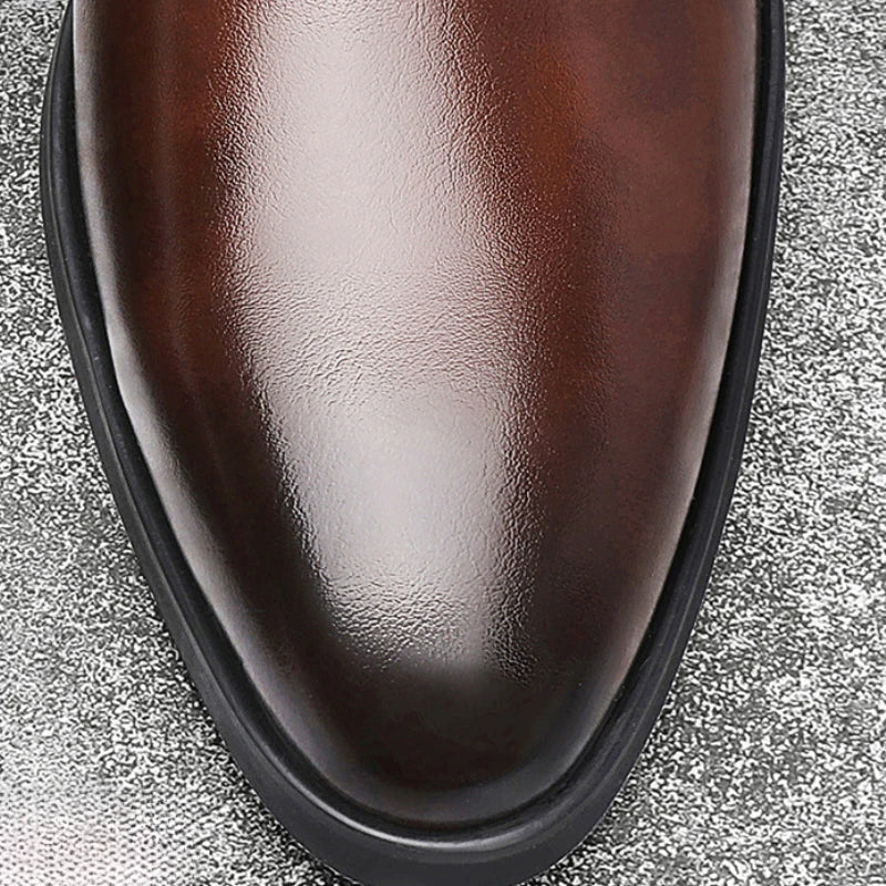 Red Sole Dress Shoes for Men Business Office Men Loafers Male Flats Driving Shoes Casual Moccasin Slip-On Wedding Leather Shoes