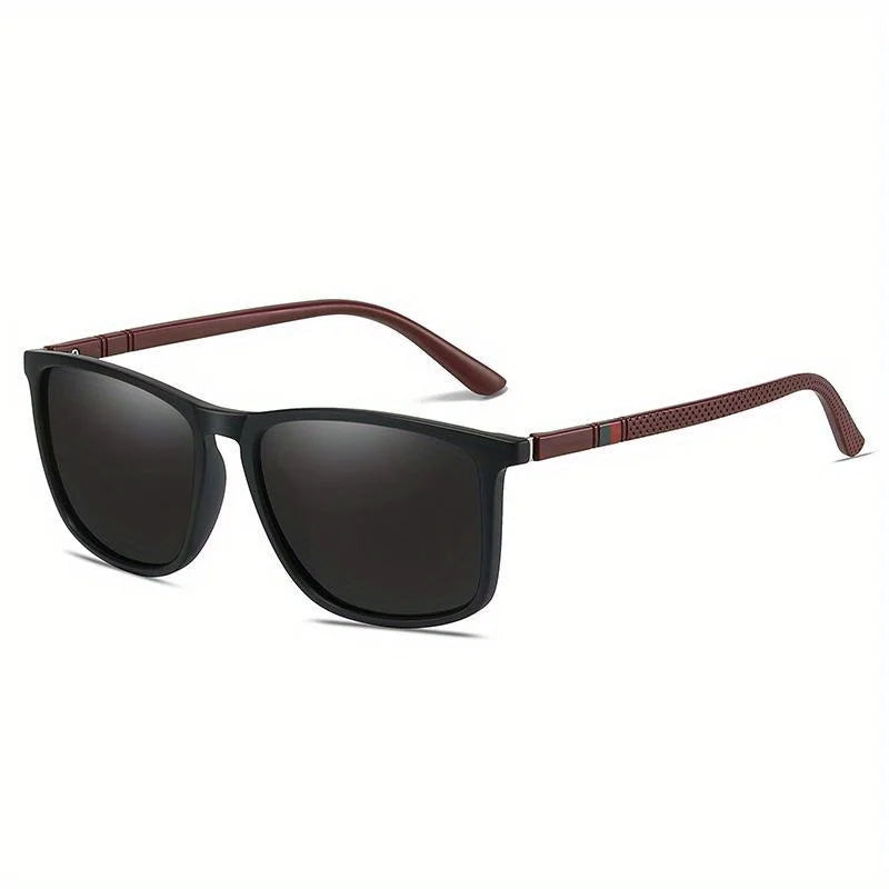 Sports Sunglasses for Men Polarized Comfortable Wear Square Sun Glasses Male Light Weight Eyewear Accessory with Origina UV400