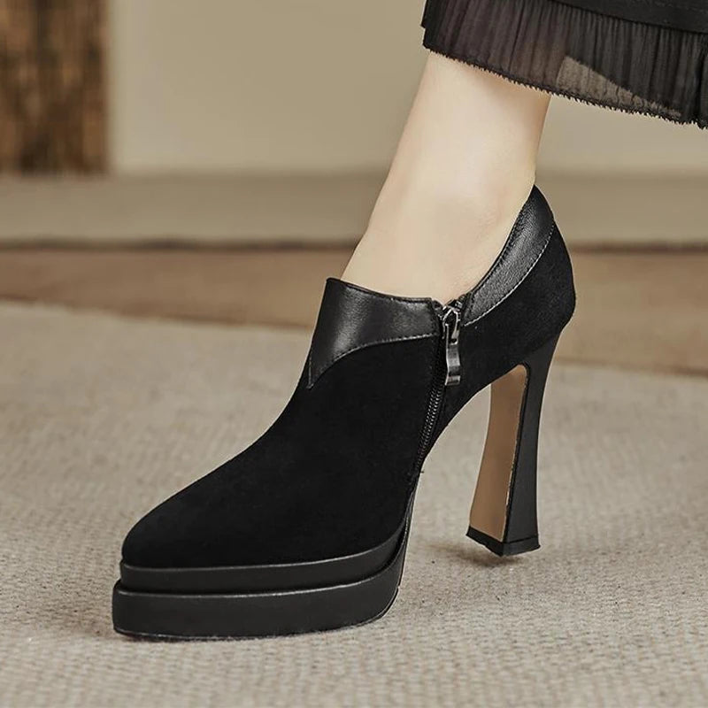 High Heels Women Pointed Toe Shoes Fashion Dress Pumps Sexy Designer Luxury Shoes 2025 Autumn Elegant Party Zapatos De Mujer