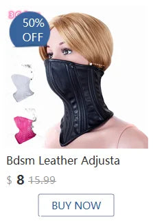 Women Fetish Erotic bdsm Bondage Restraints Adult toys Sex Toy for Sex Mask PU Leather SM Closed Hood Blindfold Sex toys