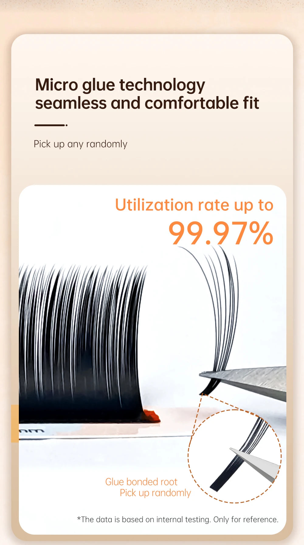 Yelix Camellia Lashes with Adhesive LC LB LJ C D Curl Eyelashes Natural Soft Eyelash Extensions Russian Volume Individual Lashes