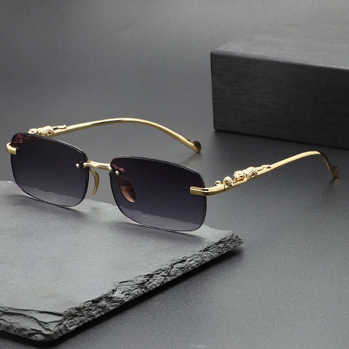 Frameless Sunglasses for Men and Women Classic High-grade Fashion Sunglasses for Women.