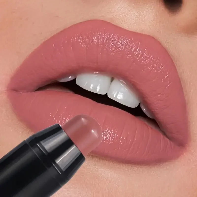 Moisturizing Plump Brighten Lip Lipstick - Solid Lip Gloss Glass,Tea Reddish-Brown,Long-Lasting,Brighten Your Lips a Shimmering