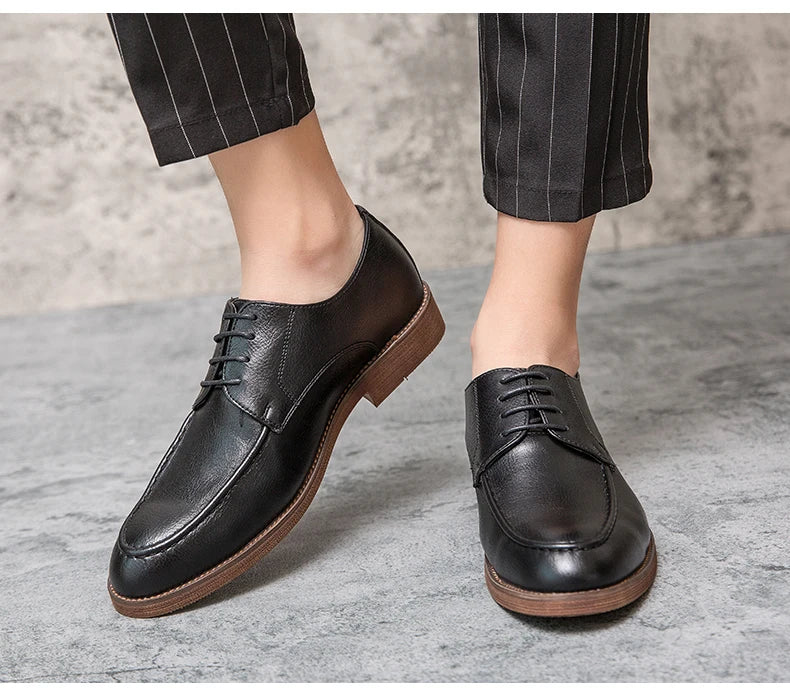 Men's Dress Shoes Classic Casual Business Leather Shoes Men Social Wedding Leather Shoes For Men Oxfords Formal Leather Shoes