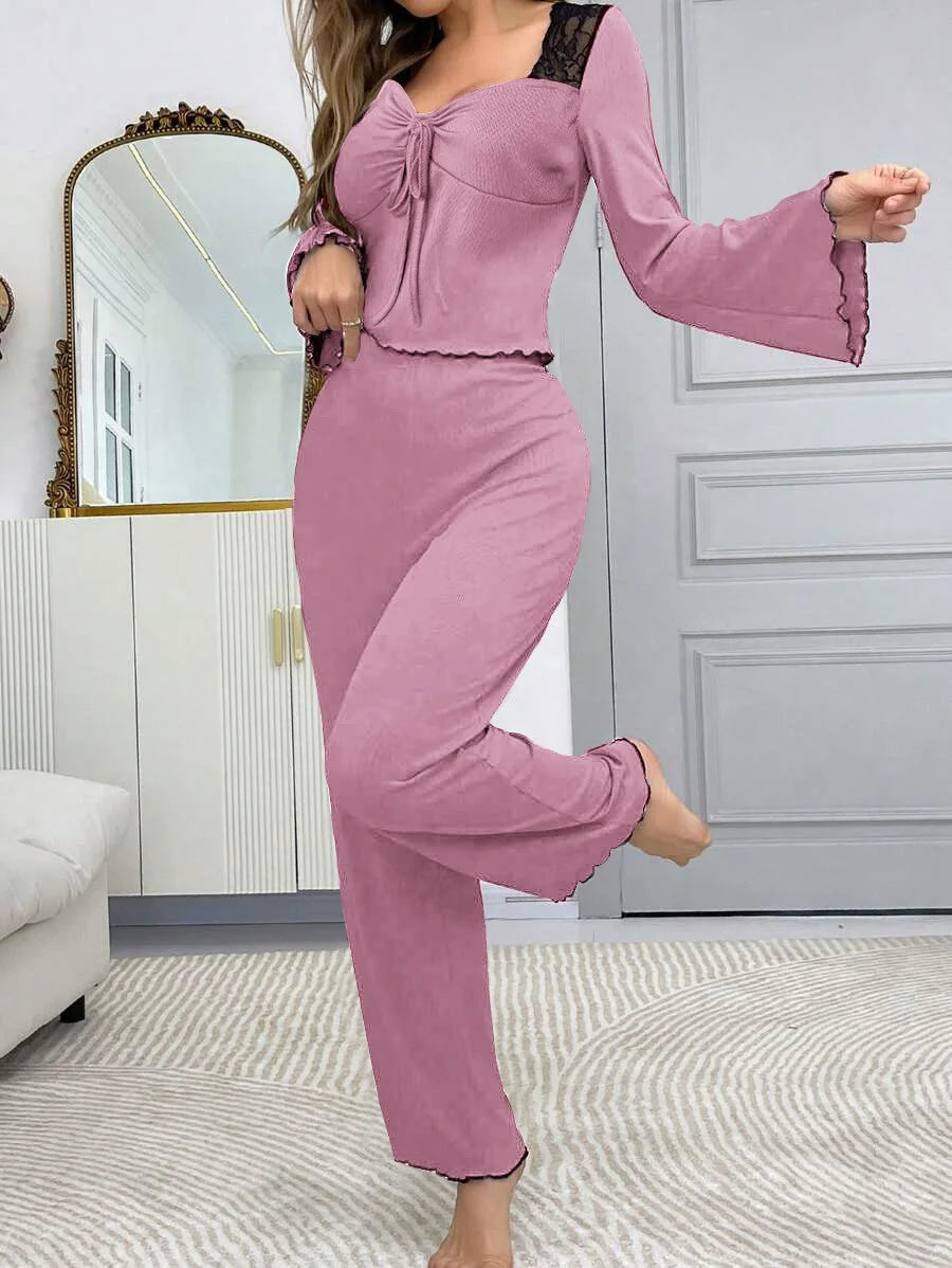 Sleep Shirts Pajamas for Women Pj Sets for Woman Pajama Pants Women's Sleep Wear Sexi Women's Home Clothes Nightgowns Pijama
