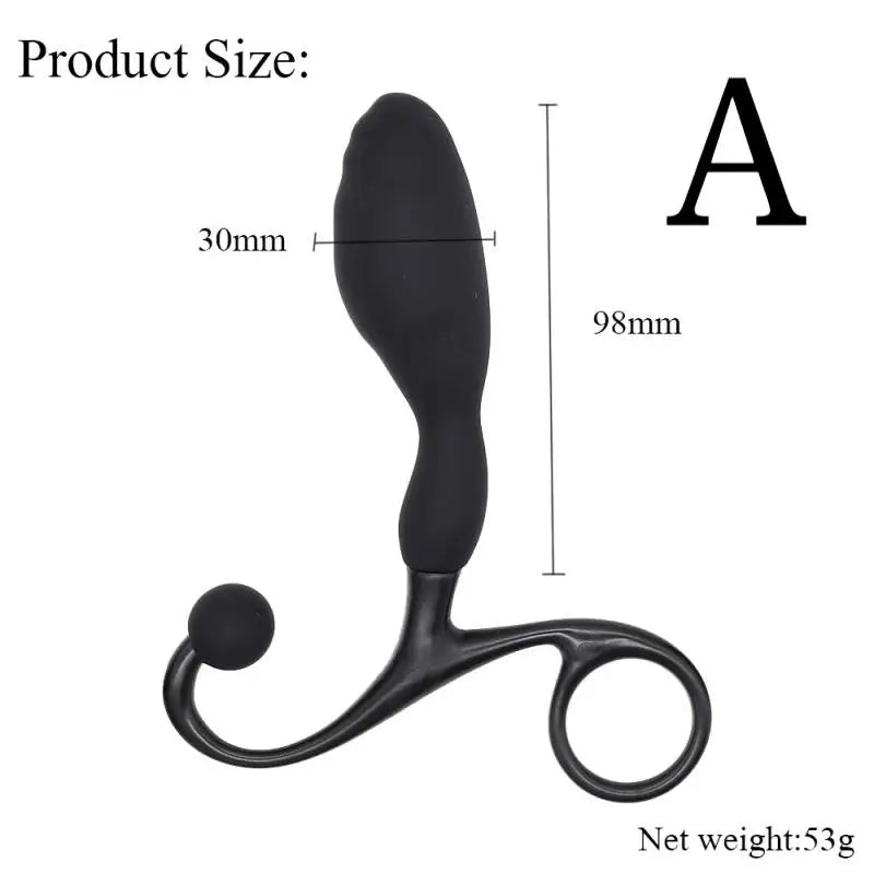 18 adult sex toy SM Female Silicone Rod Male prostate massage stick G-spot clitoral stimulation Anal plug masturbator MINI dild0
