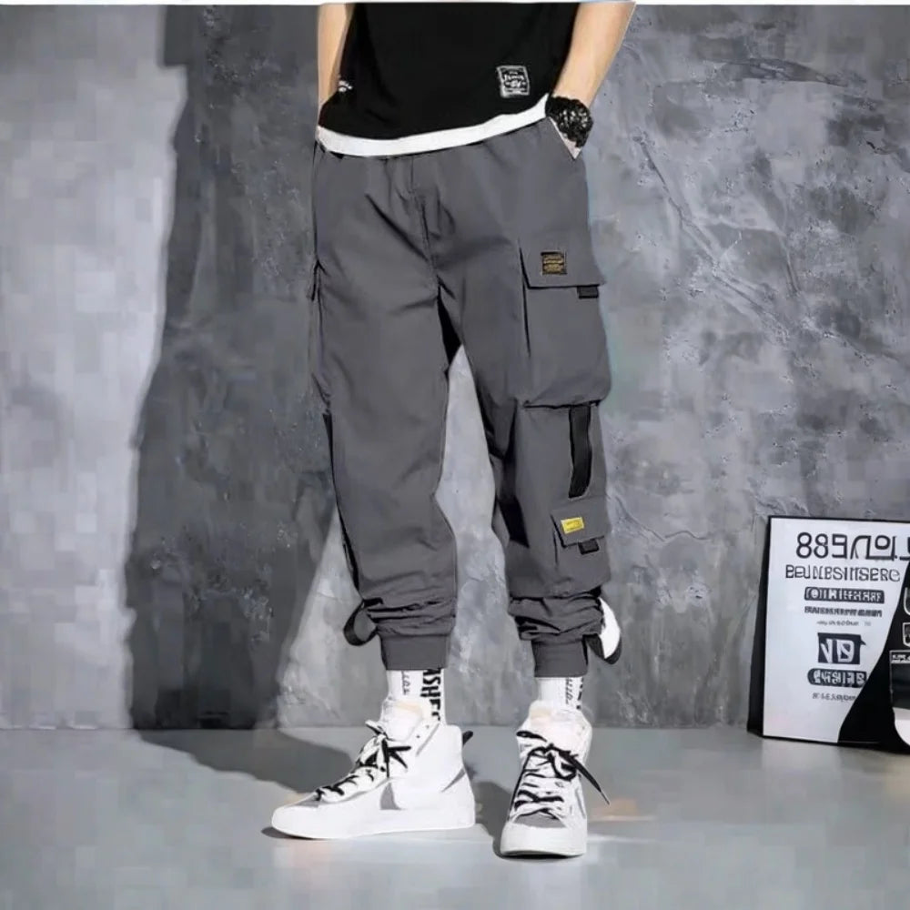 Workwear pants for men, trendy men's clothing for spring and summer, trendy brand workwear pants for casual and loose men's spor