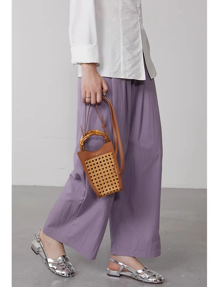 Womens Flat Sandals Summer Beach Holiday Footwear Fashion Woven Slingback Roman Shoes Designer Elegant Party Sandals Zapatos