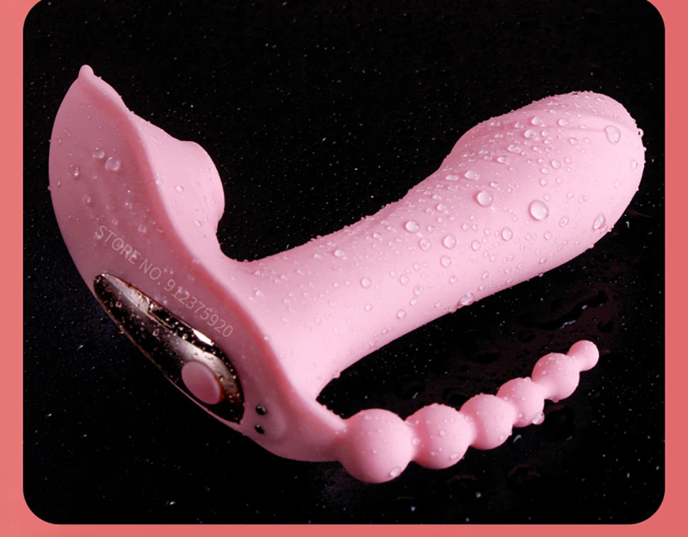 Adult 18 Toy For Women 3 IN 1 Vaginal Sucking Vibrator Dildo Couple  Masturbator Anal Clitoris Sucker Stimulator Sex Machine