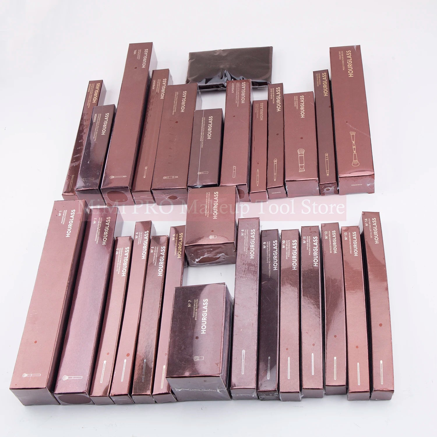 Makeup Brushes Powder Foundation Blush concealer Brush Eyeshadow Liner Smudge Brush Makeup Tool with Box single