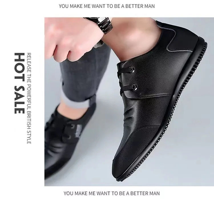 Dress Shoes for Men Casual Business Shoes Men Casual Loafers Office Party Wedding Shoes Leather Men Sapatos Formais Masculinos