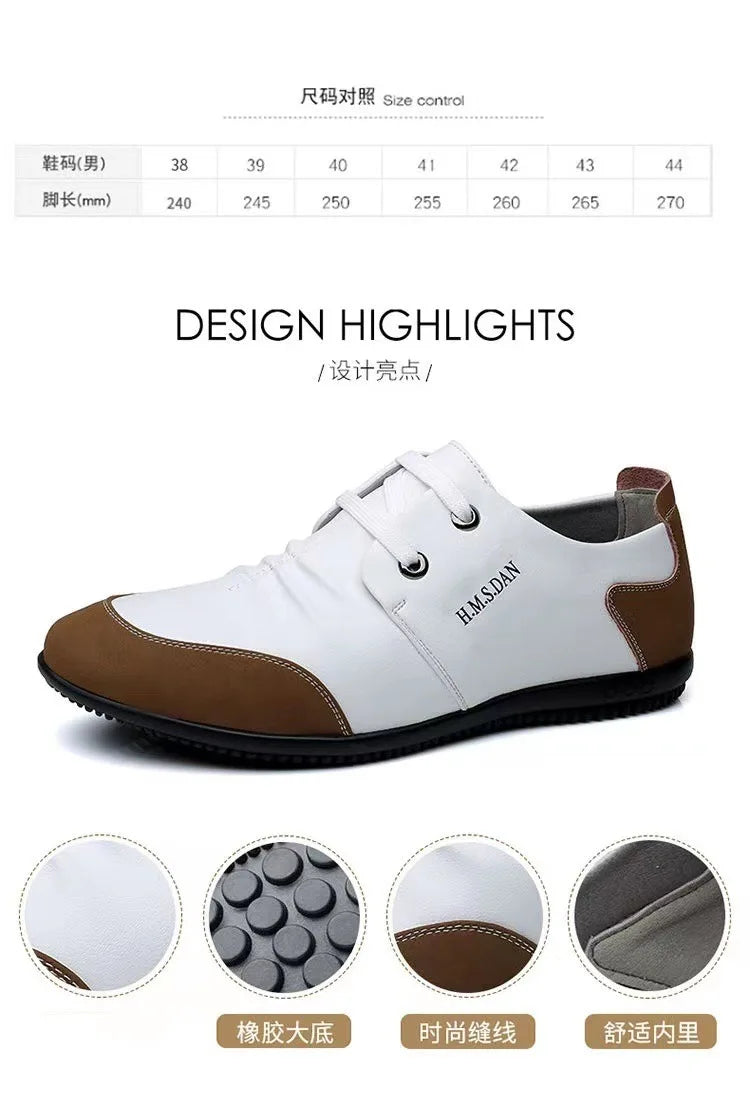 Dress Shoes for Men Casual Business Shoes Men Casual Loafers Office Party Wedding Shoes Leather Men Sapatos Formais Masculinos