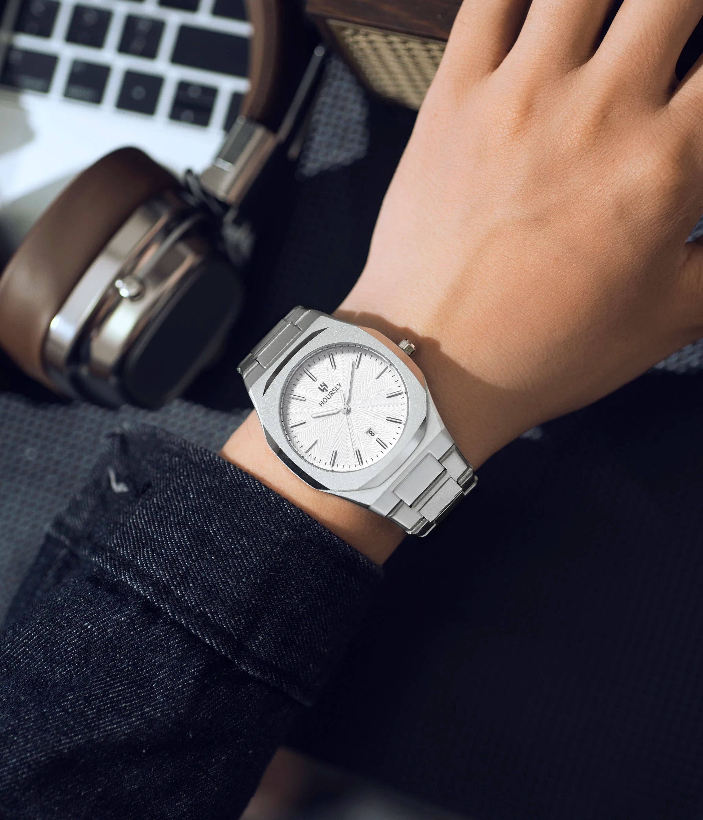 2025 New Watches For Man Original Top Brand All Black Stainless Steel Men's Wristwatch Classic Business Waterproof Movement