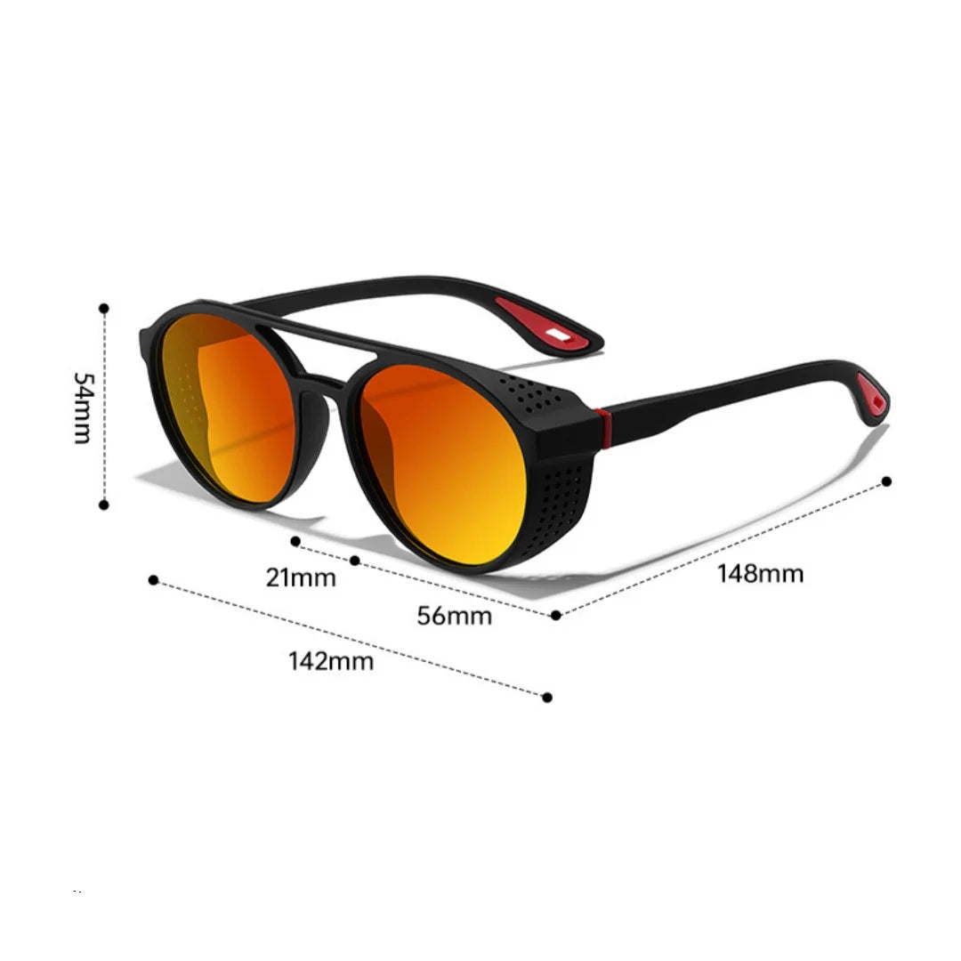 Polarized Sunglasses for Men Women Sun Glasses with Side Shields UV400 Protection Mirrored Lens Outdoor Sport Cycling Glasses