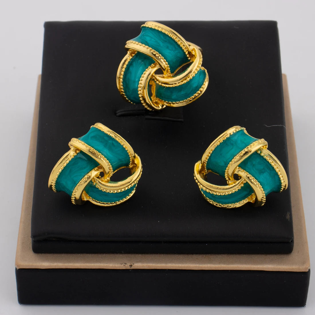 Unique Earrings Ring Simple Fashion Personality Creative Jewelry for Women Wedding Birthday Anniversary Party Daily Wearing