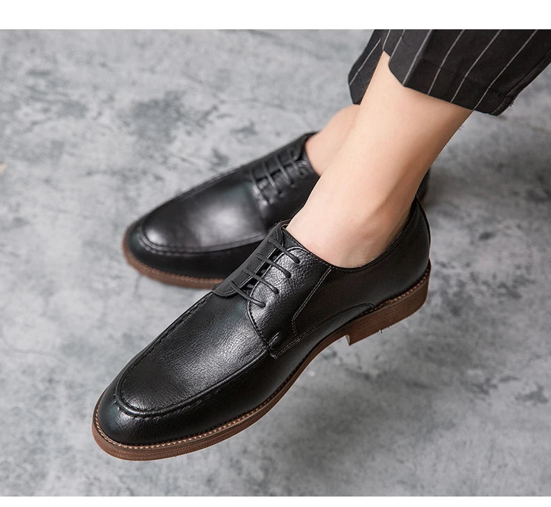 Men's Dress Shoes Classic Casual Business Leather Shoes Men Social Wedding Leather Shoes For Men Oxfords Formal Leather Shoes