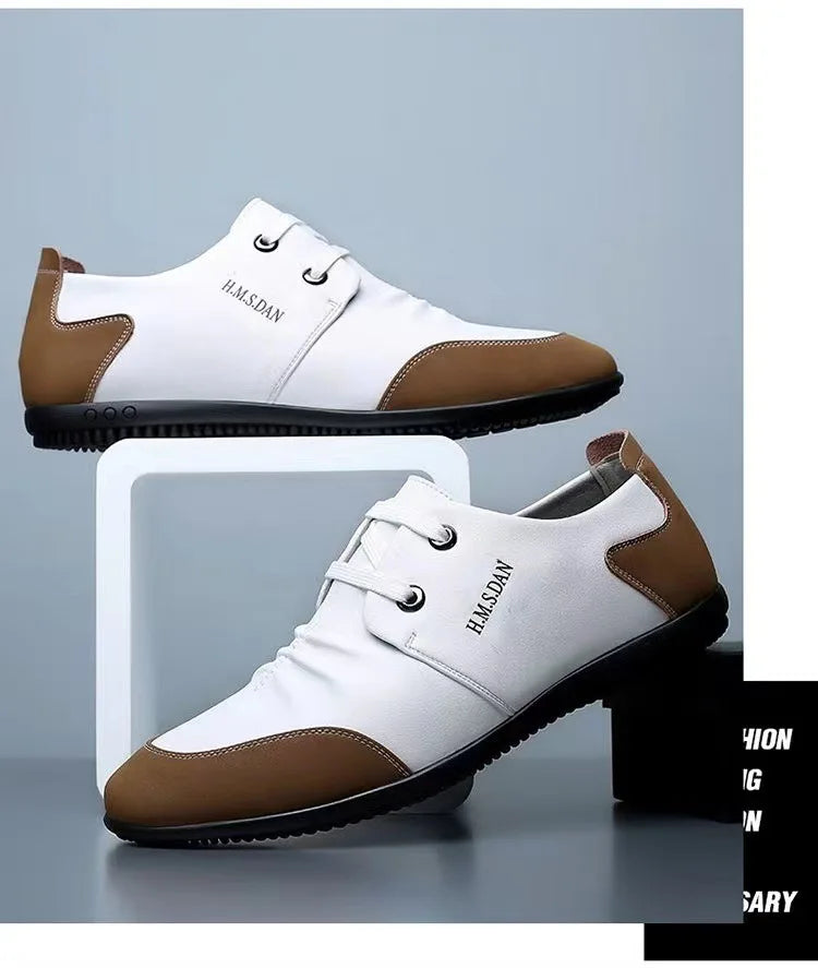 Dress Shoes for Men Casual Business Shoes Men Casual Loafers Office Party Wedding Shoes Leather Men Sapatos Formais Masculinos