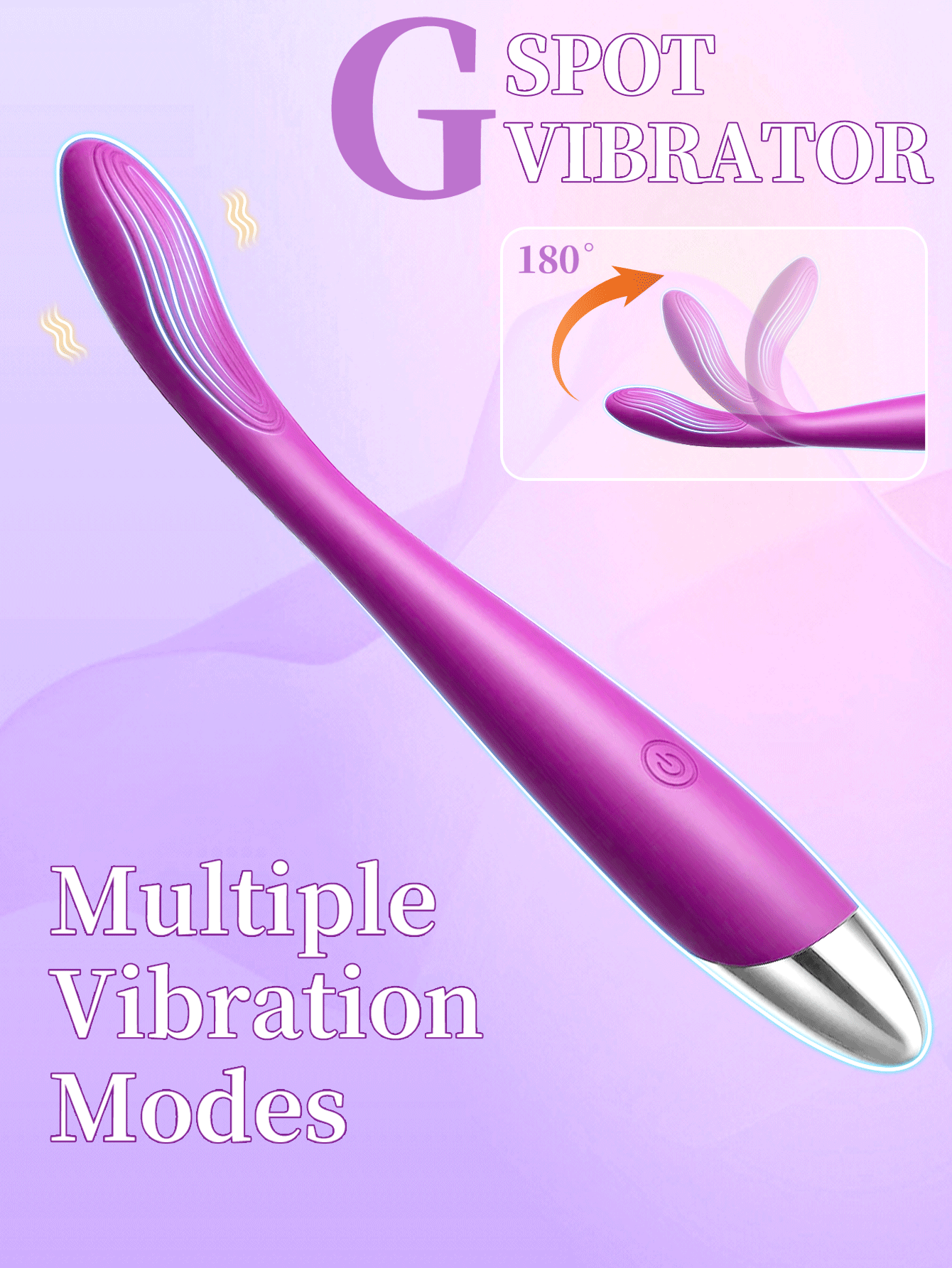 Adult toy vibrator, female adult sex toy, G-spot clitoral vibrator, clitoral stimulator, for couples' foreplay