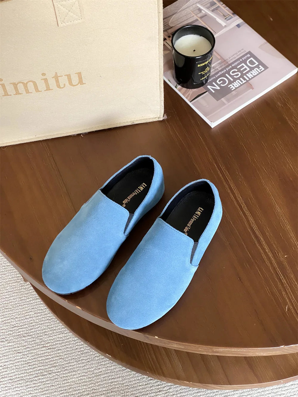 Women's Flat Shoes 2025 New Style Sports Shoes Women's Leather Casual Loafers Women Work Shoes Comfortable for Work Flats