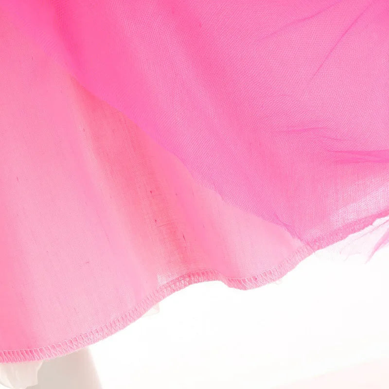 Peach Costume Kids Princess Summer Dress for Girls Party Dresses