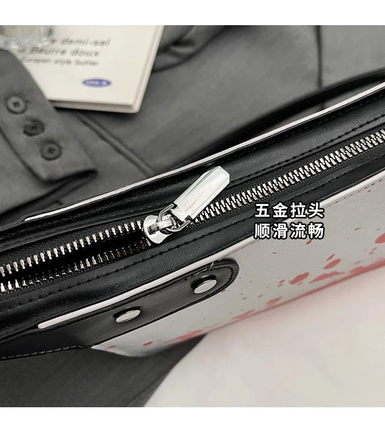 Small Purses And Handbags For Women Unique And Fun Design Leather Crossbody Shoulder Bag Knife Shaped Top Handle Bags Purse