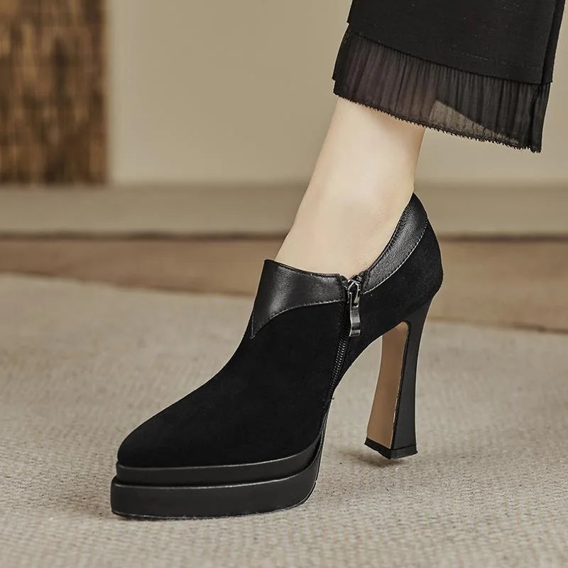 High Heels Women Pointed Toe Shoes Fashion Dress Pumps Sexy Designer Luxury Shoes 2025 Autumn Elegant Party Zapatos De Mujer