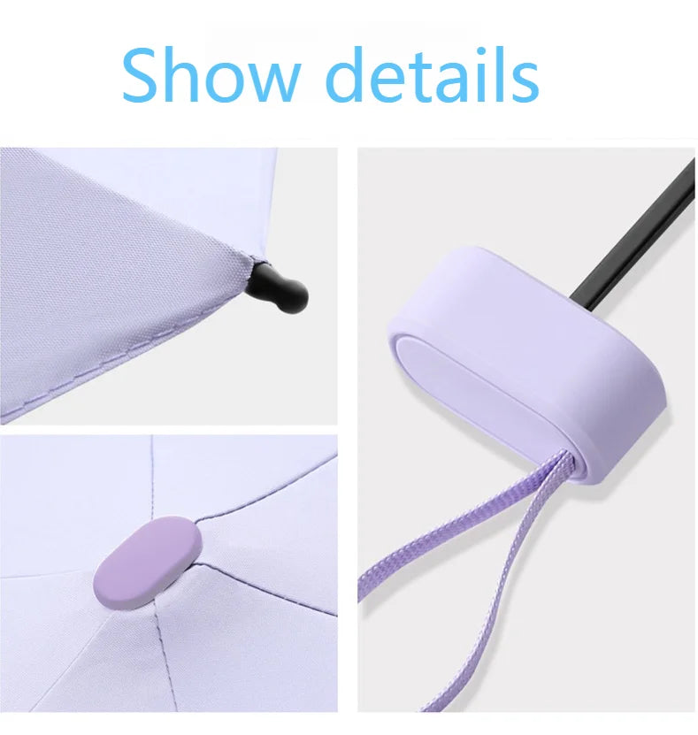 Mini Sun Umbrella, Protective and UV Resistant, Rain Or Shine